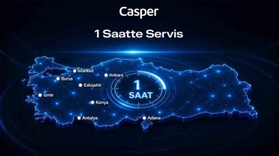 Casper, 8 şehirde 11 yıldır sürdürdüğü “1 Saatte Servis” uygulaması