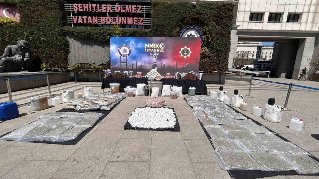 İstanbul ve 12 ilde, son 25 günde düzenlenen operasyonlarda ele