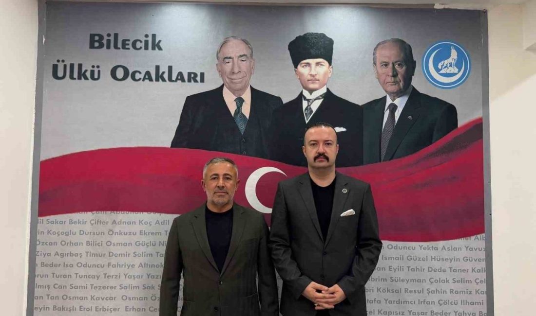 AK Parti Bilecik teşkilatı Ülkü Ocakları Başkanı Bahadır Emirler’i ziyaret