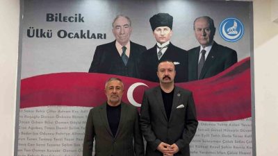 AK Parti Bilecik teşkilatı Ülkü Ocakları Başkanı Bahadır Emirler’i ziyaret