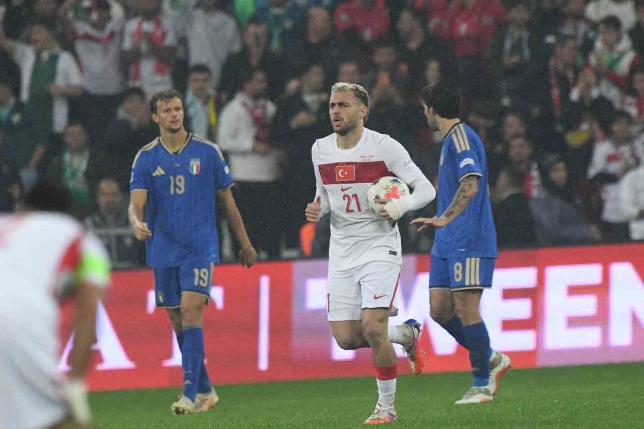 Milli futbolcu Barış Alper Yılmaz, İtalya maçında attığı golle A