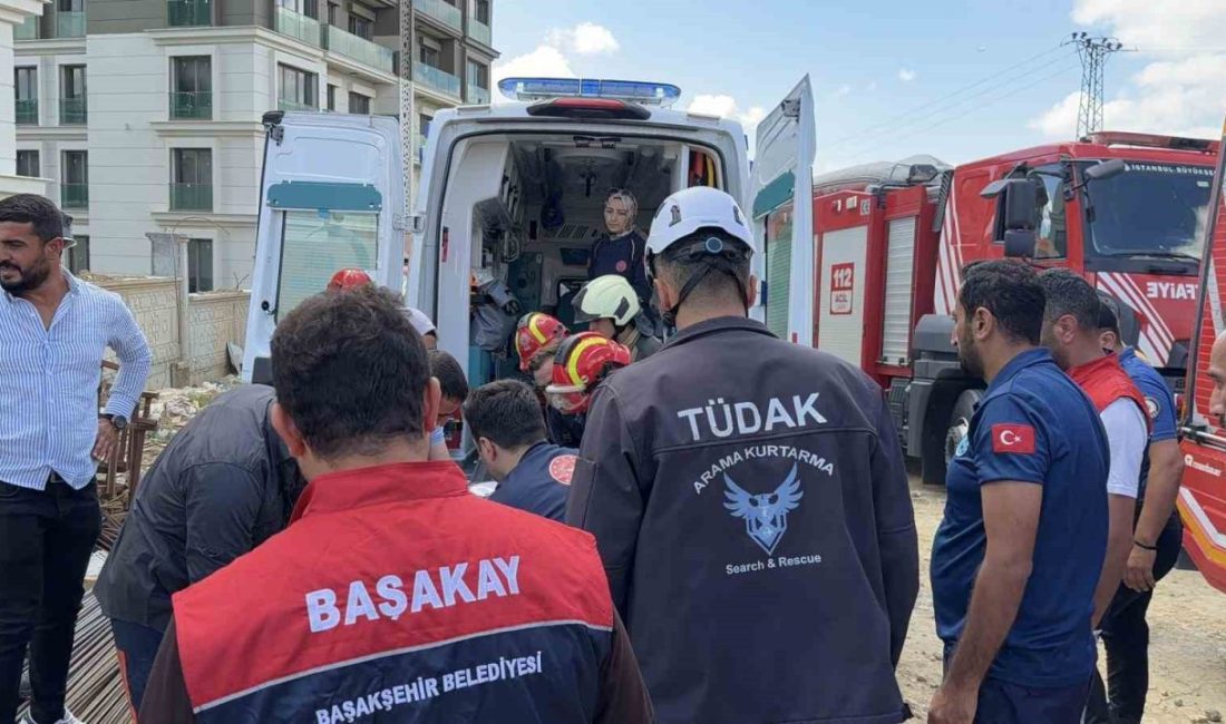 Başakşehir’de inşaat alanında yaşanan göçükte toprak altında kalan işçinin hayatını