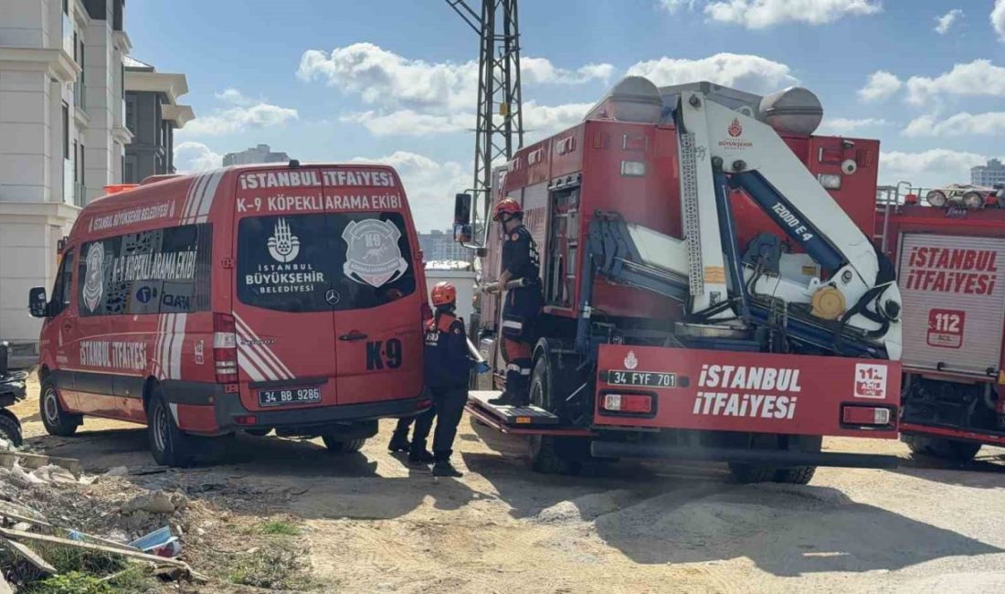 Başakşehir’de konut inşaatında istinat duvarı yapımı sırasında göçük yaşandı. Toprak