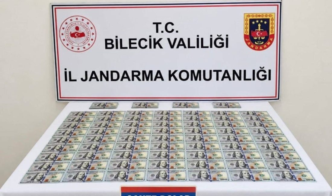 Bilecik’te jandarma ekiplerince durdurulan araçta yapılan aramada 202 adet sahte