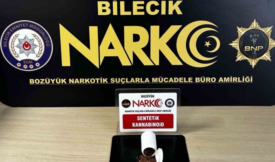 Bilecik’te gerçekleştirilen uyuşturucu operasyonunda 2 kişi yakalandı. Bilecik İl Emniyet