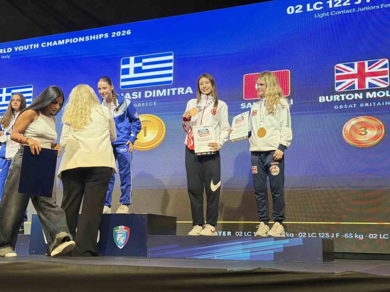 İtalya’da düzenlenen 2026 Kick Boks Dünya Şampiyonası’nda 50 kilo Genç
