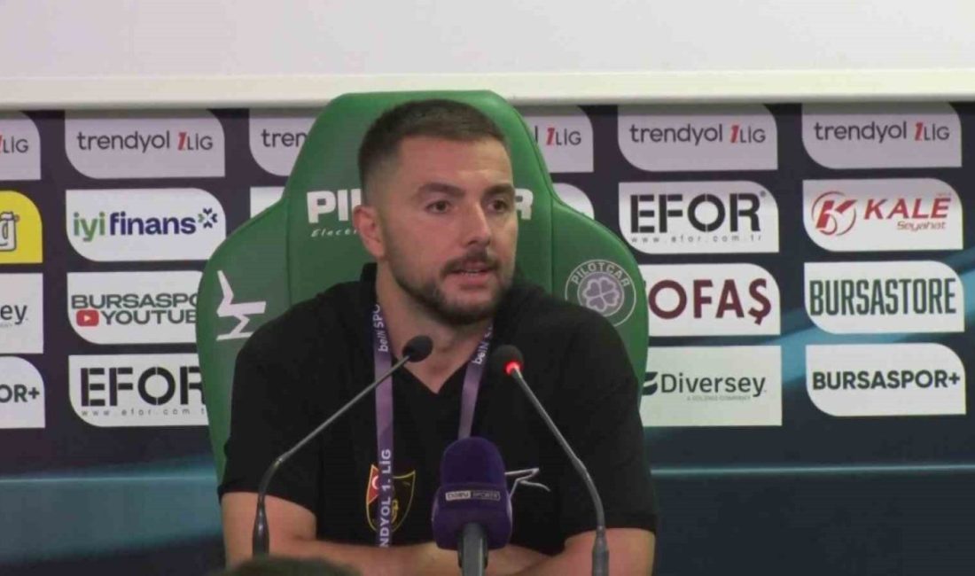 Trendyol 1. Lig’in 5. haftasında oynanan Bursaspor-İstanbulspor karşılaşması sonrası her