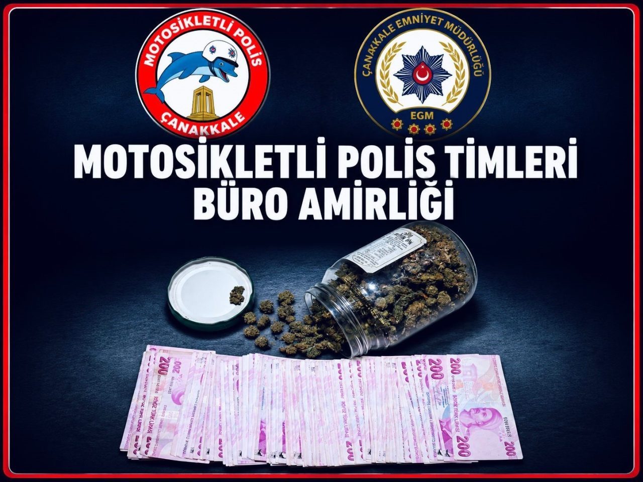 Çanakkale’de emniyet ekiplerince gerçekleştirilen huzur uygulamalarında gözaltına alınan 12 şüpheli