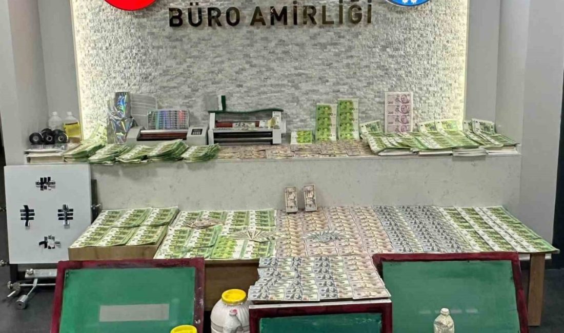 İstanbul Fatih’te düzenlenen sahte para operasyonunda 963 bin 800 sahte