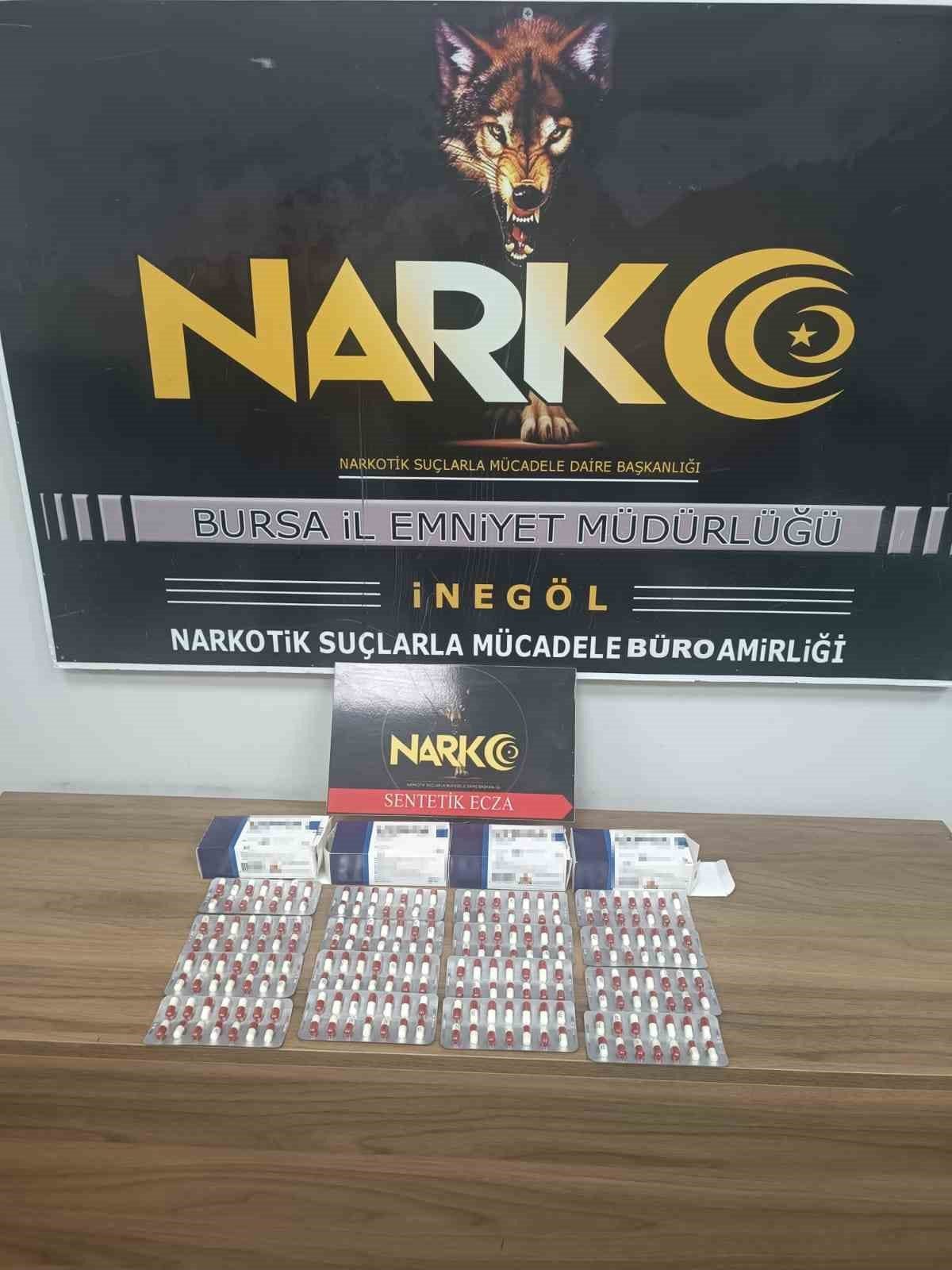 Bursa’nın İnegöl ilçesinde uyuşturucu ve uyarıcı madde kullanımının ve ticaretinin