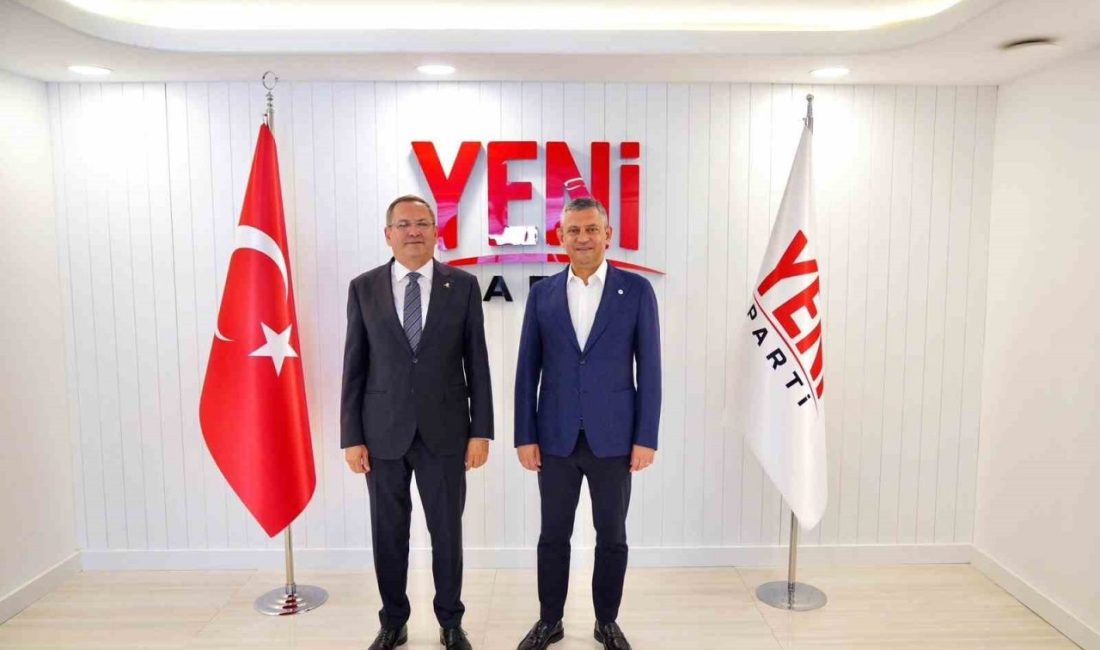 Ayvalık Belediye Başkanı Mesut Ergin, Ankara temasları kapsamında Yeni Parti
