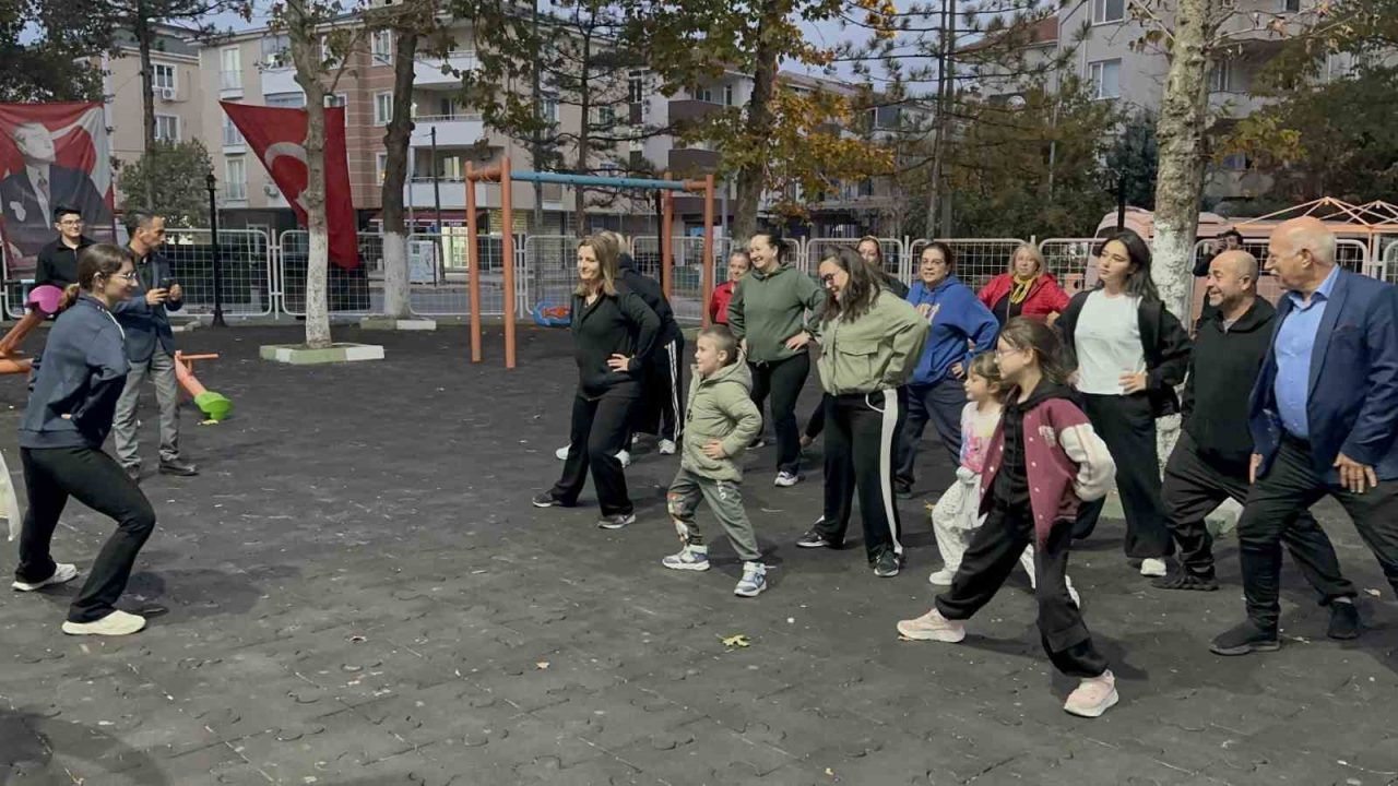 Tekirdağ’ın Muratlı ilçesinde Sağlık Müdürlüğü tarafından sağlıklı yaşamı teşvik etmek