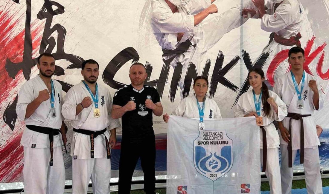 Sultangazi Belediyesi Spor Kulübü, 10 sporcusuyla katıldığı Kyokushin Türkiye Şampiyonası’ndan